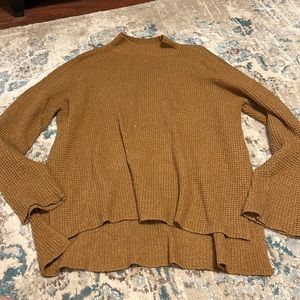 Brown Cableknit Sweater - Large